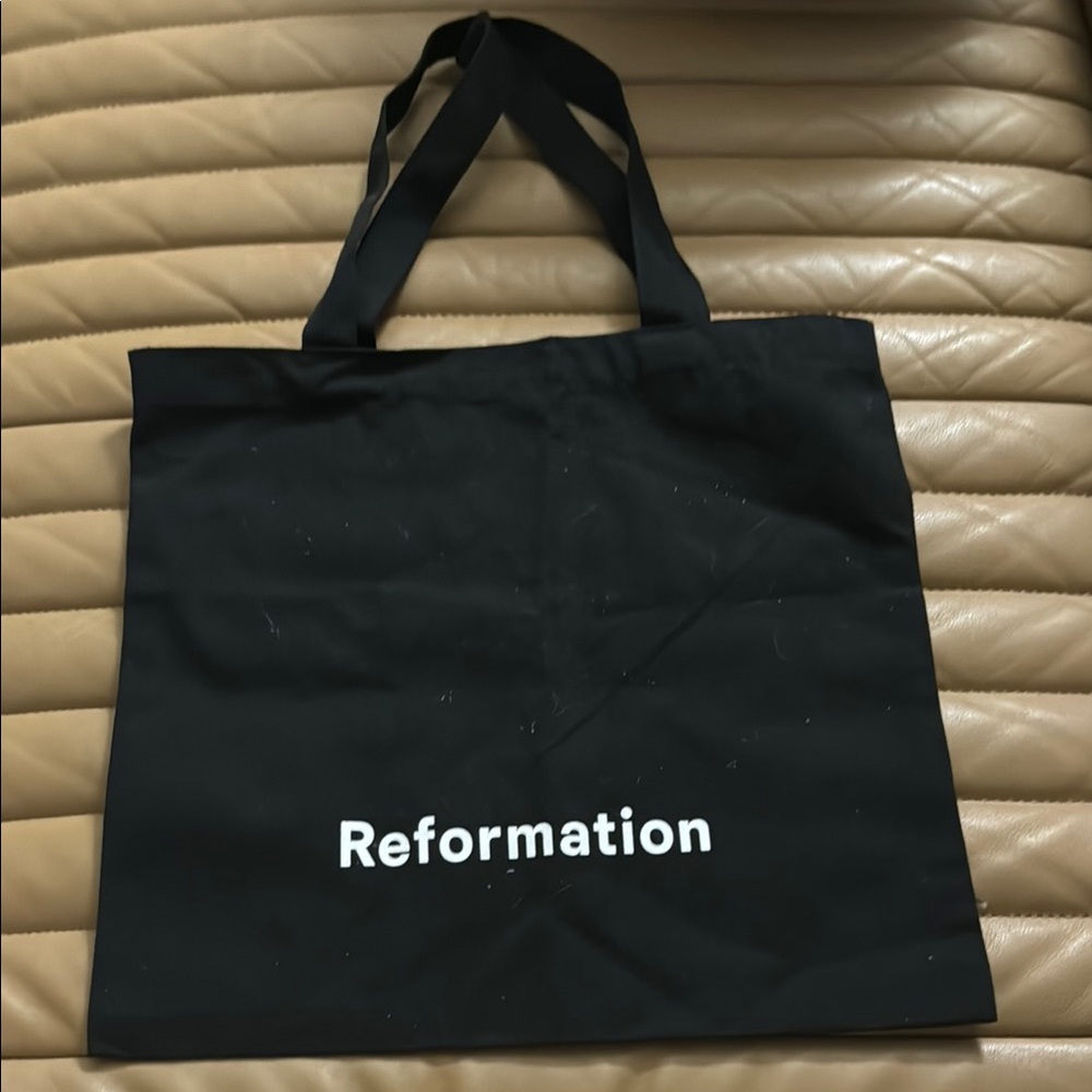 Reformation Black Tote Bag